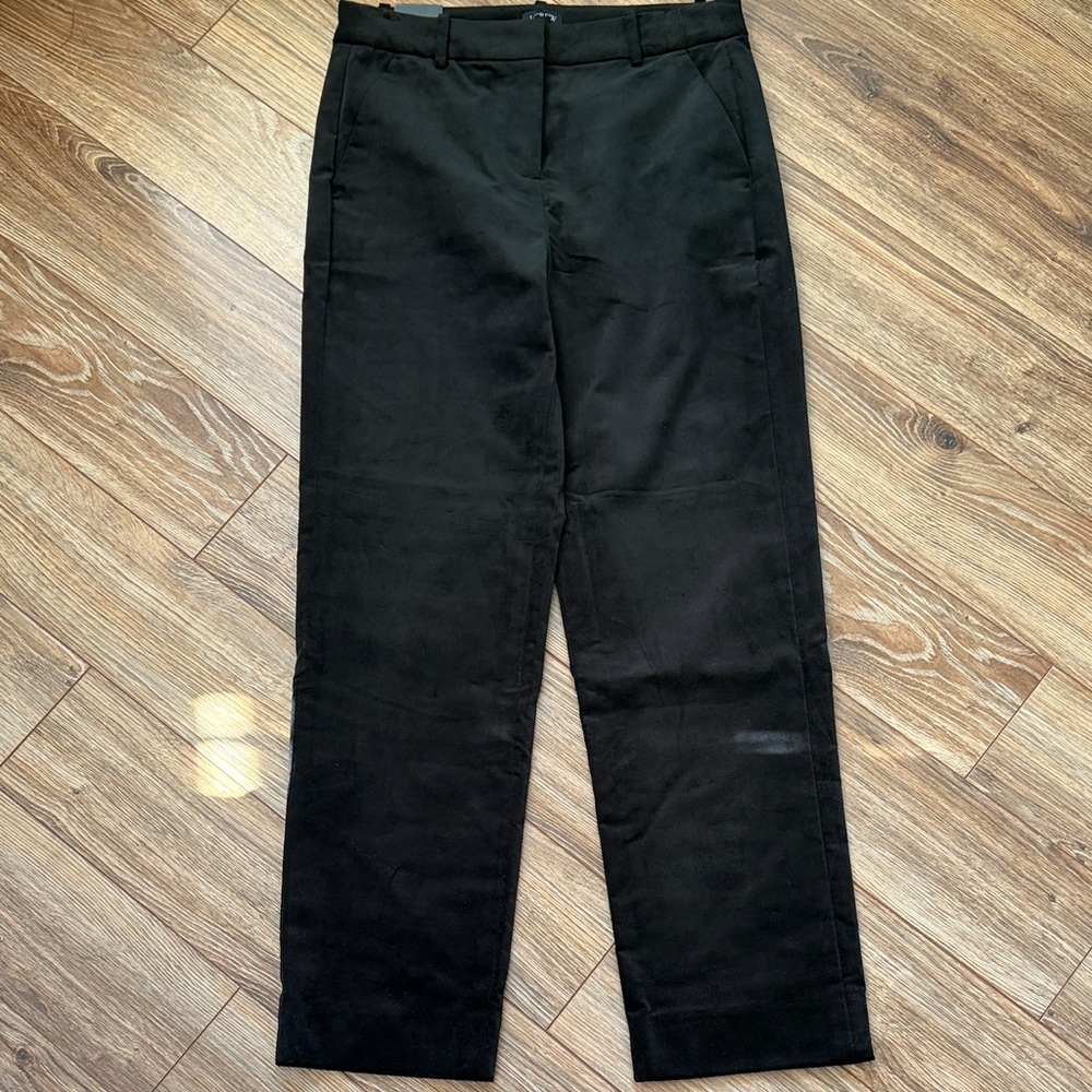 J. Crew Black Velvet Kallie Pants